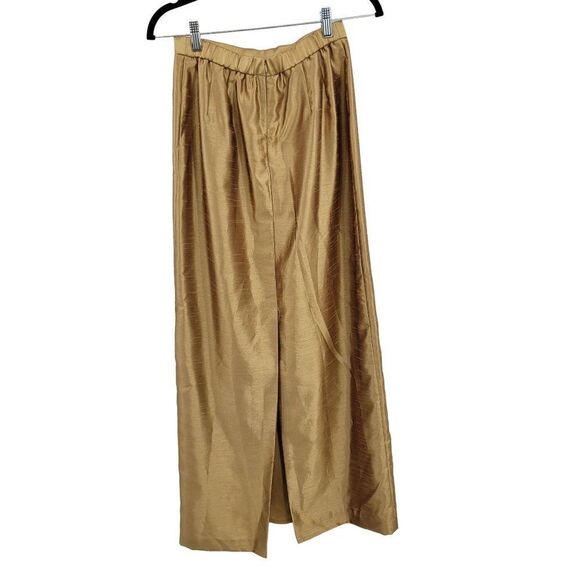 Vintage 80's Formal‎ Maxi Skirt Set 8P Gold Metallic Modest Mother of the Bride - Picture 16 of 16